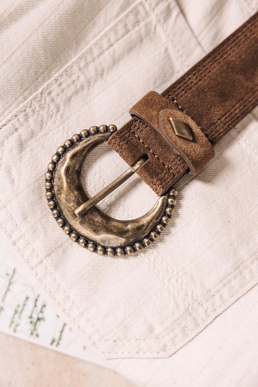 Freeman T. Porter Kalea Ceinture En Cuir Femme Brown