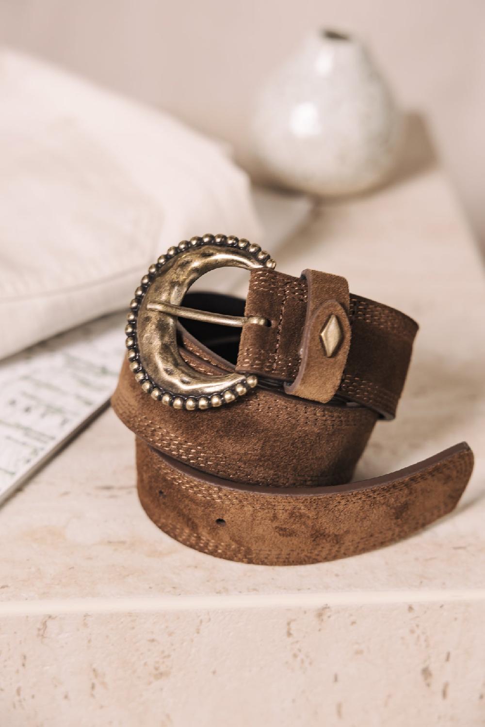 Freeman T. Porter Kalea Ceinture En Cuir Femme Brown