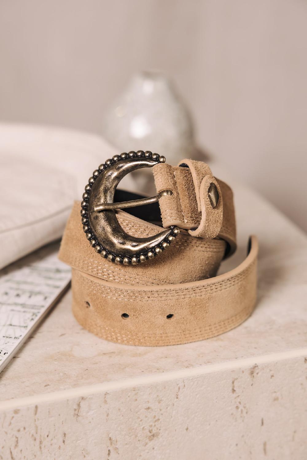 Freeman T. Porter Kalea Ceinture En Cuir Femme Camel