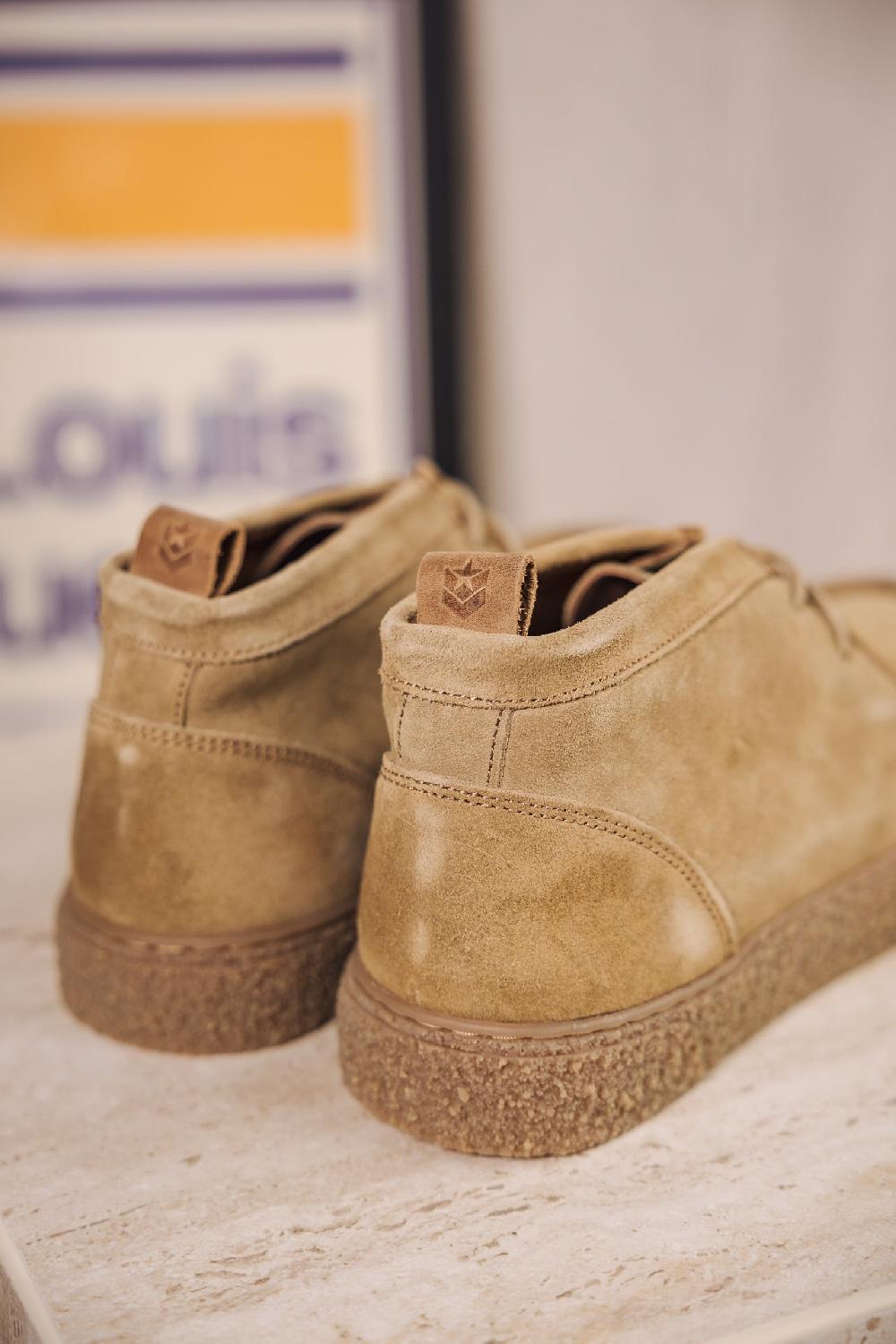 Freeman T. Porter Keo Suede Chaussures Homme Mushroom