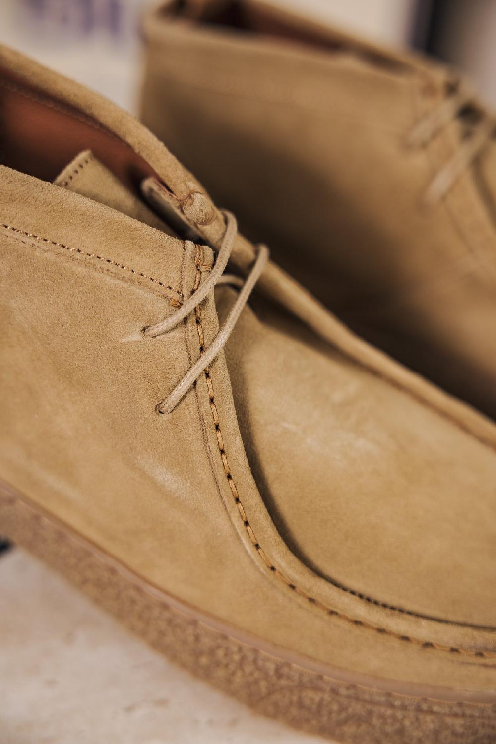 Freeman T. Porter Keo Suede Chaussures Homme Mushroom
