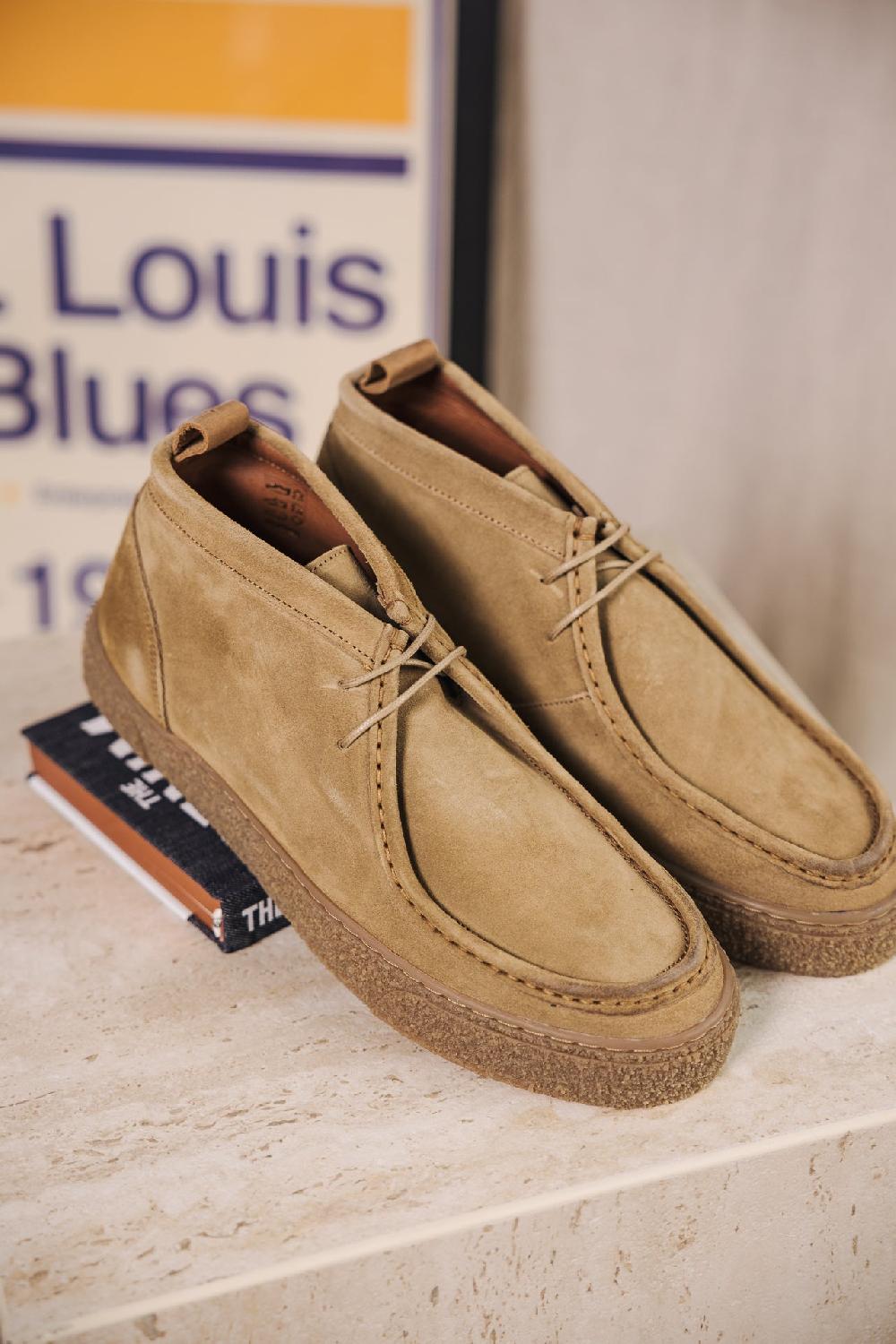 freeman t. porter Keo Suede Chaussures Homme mushroom