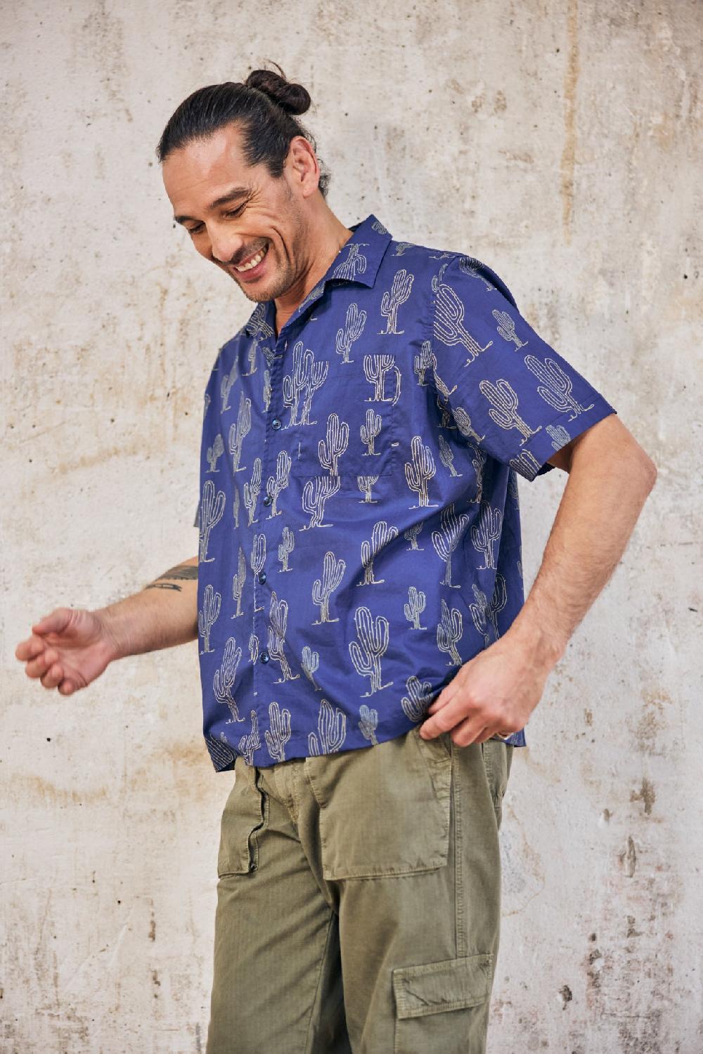 Freeman T. Porter Kyan Cactus Veste Surchemise Homme Navy