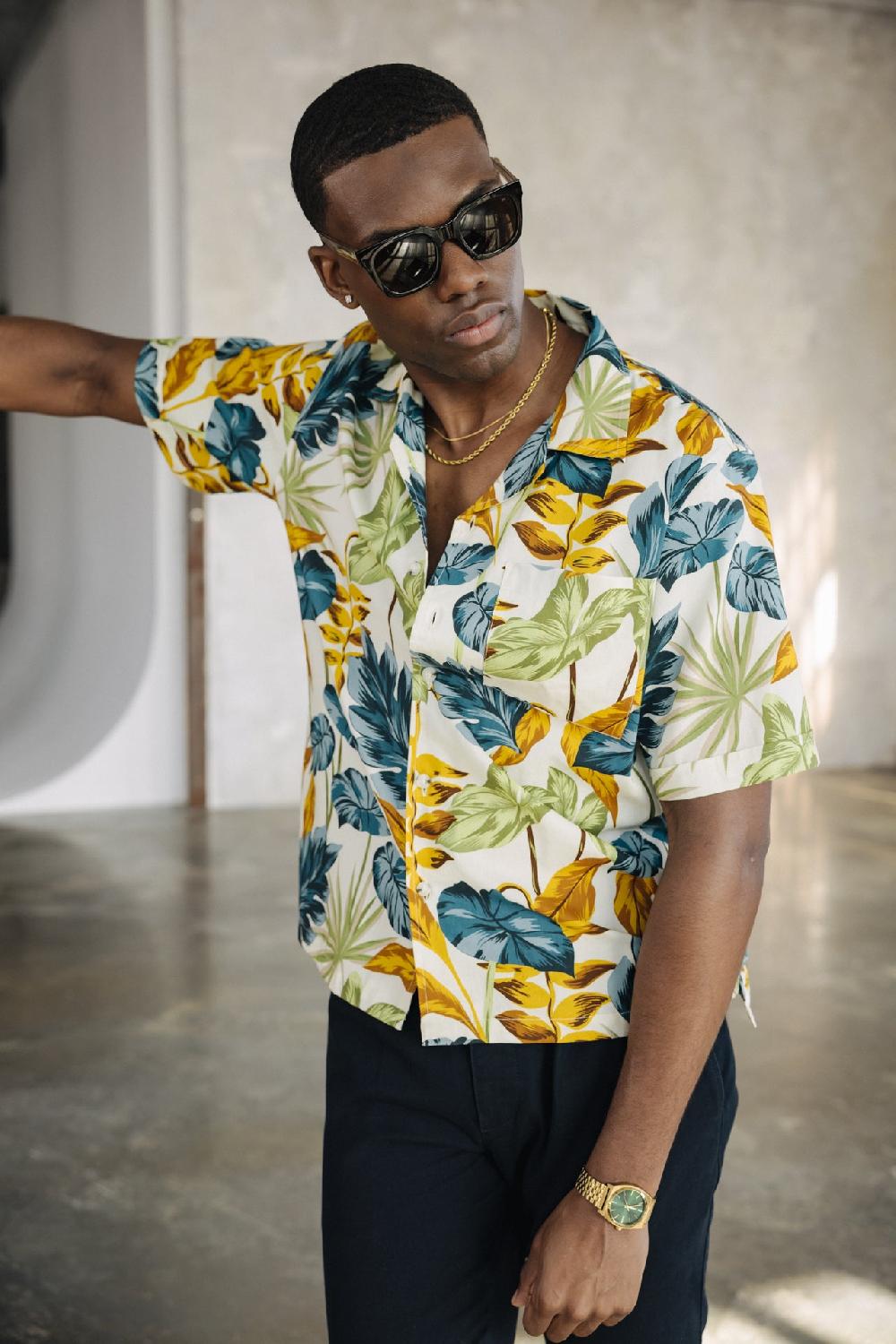 freeman t. porter Kyan Palms Veste surchemise Homme original