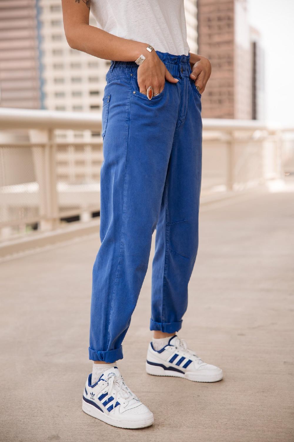 Freeman T. Porter Lara Jazz Pantalon Paperbag Femme Surf The Web