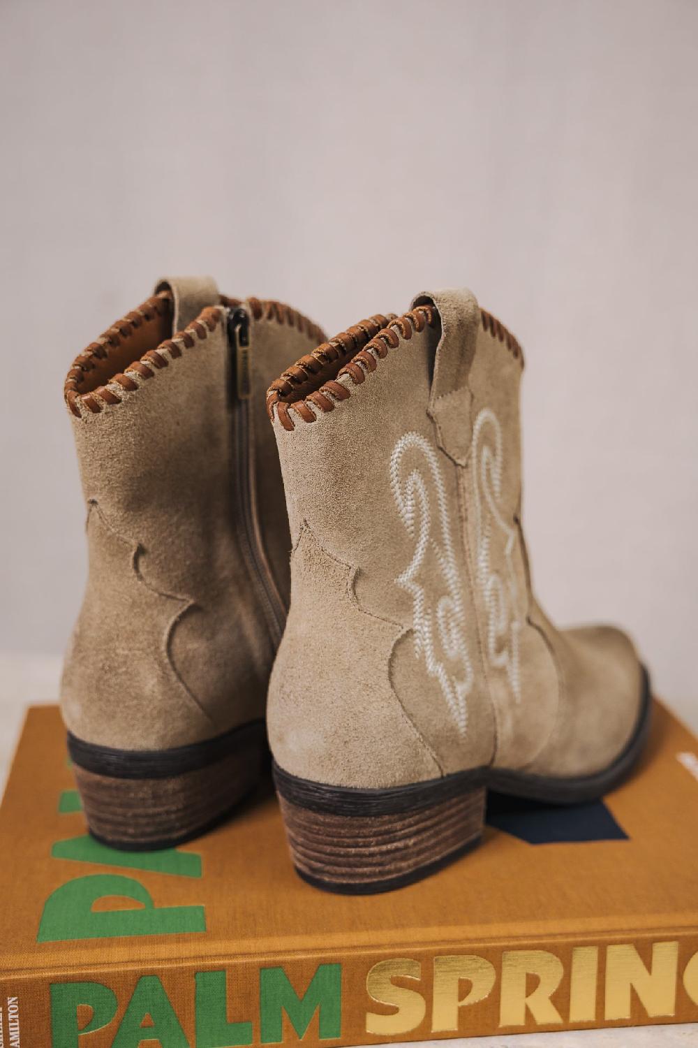 Freeman T. Porter Laurene Suede Embro Boots En Daim Femme Rock