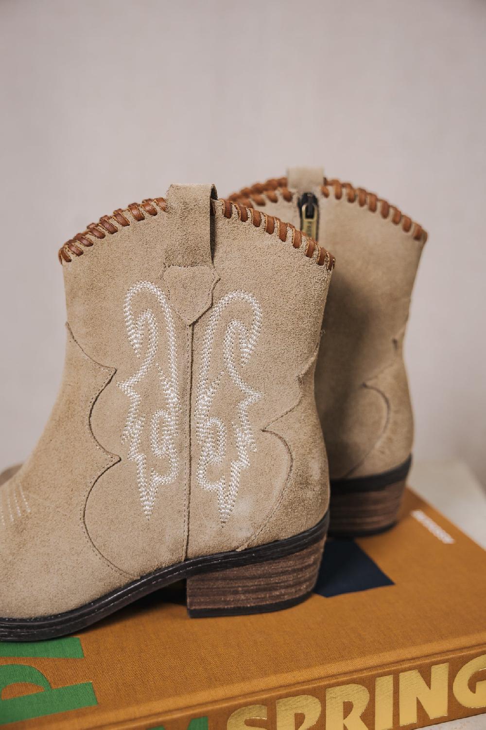 Freeman T. Porter Laurene Suede Embro Boots En Daim Femme Rock