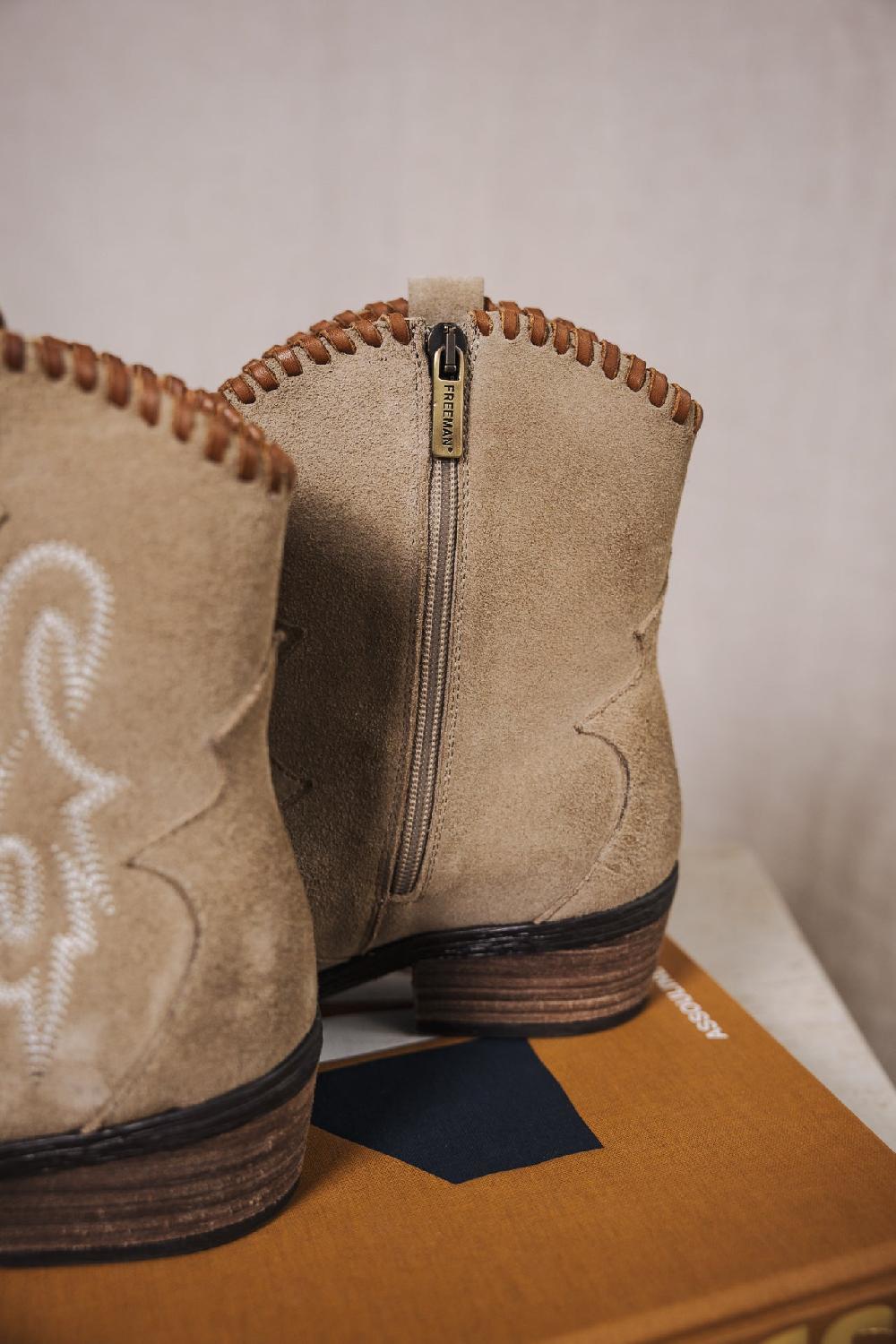 Freeman T. Porter Laurene Suede Embro Boots En Daim Femme Rock