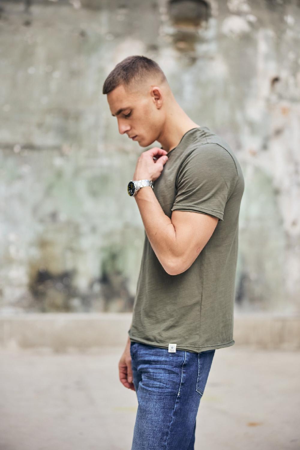 Freeman T. Porter Leandro Kansas T-shirt Homme Deep Lichen Green