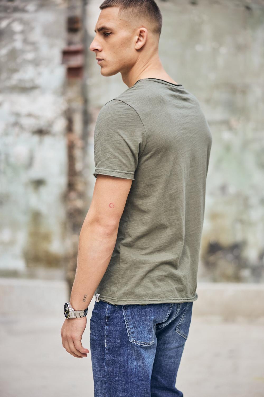 Freeman T. Porter Leandro Kansas T-shirt Homme Deep Lichen Green