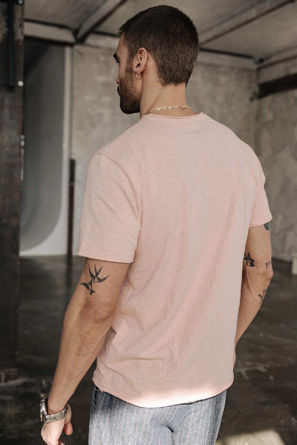 Freeman T. Porter Leandro Kansas T-shirt Homme Dusty Pink
