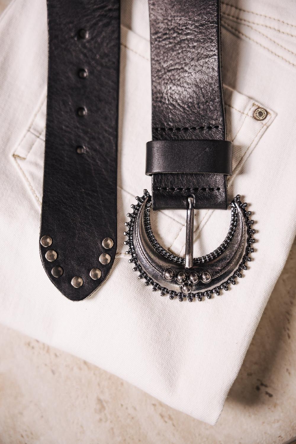 freeman t. porter Lenya Ceinture en cuir Femme black