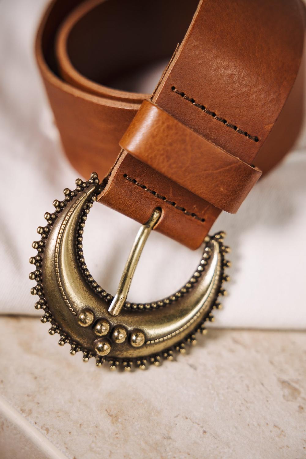 Freeman T. Porter Lenya Ceinture En Cuir Femme Cognac