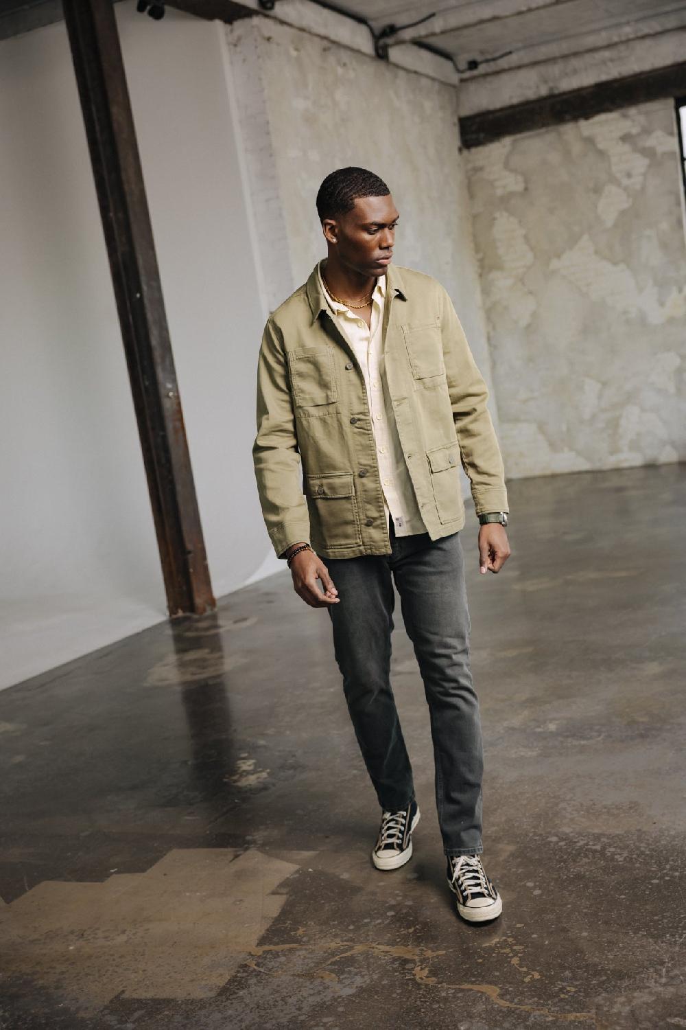 Freeman T. Porter Luck Epic Veste Chemise Homme Deep Lichen Green