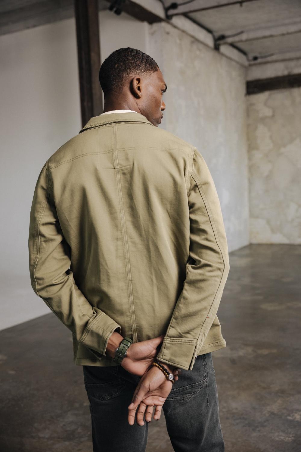 Freeman T. Porter Luck Epic Veste Chemise Homme Deep Lichen Green