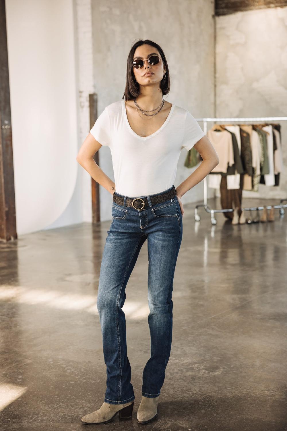 Freeman T. Porter Madie S-SDM Jeans Droit Femme Fever