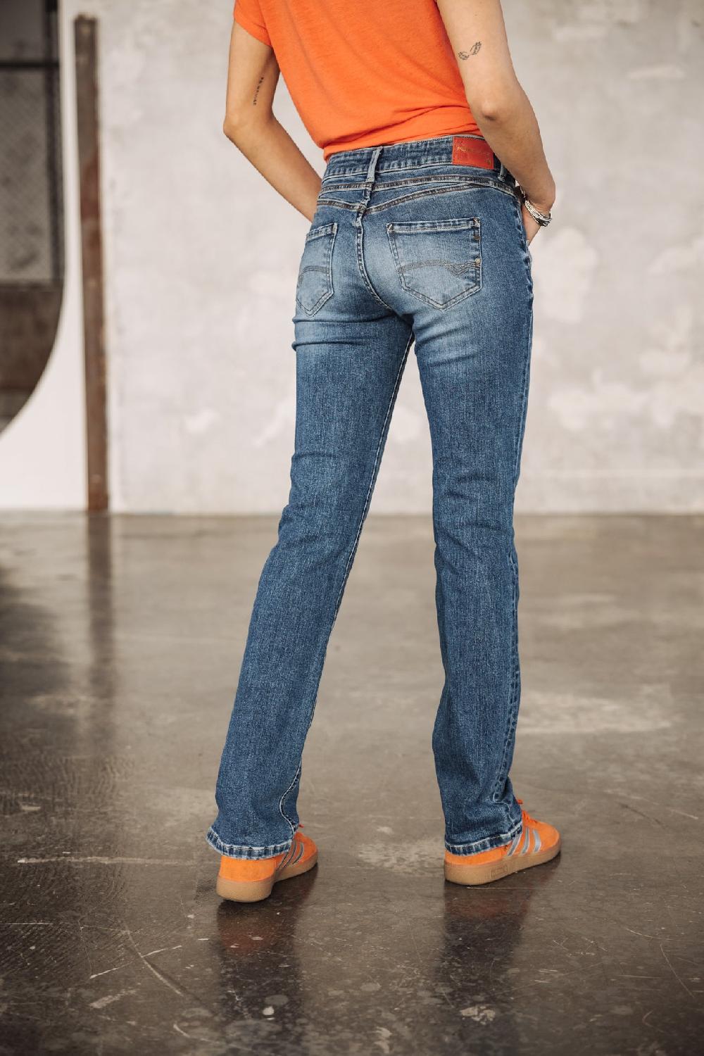 Freeman T. Porter Madie S-SDM Jeans Droit Femme Saopolo Med