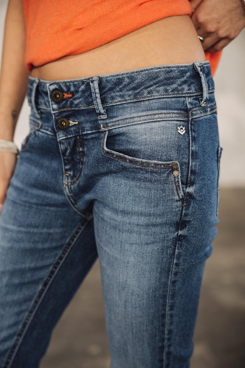 Freeman T. Porter Madie S-SDM Jeans Droit Femme Saopolo Med