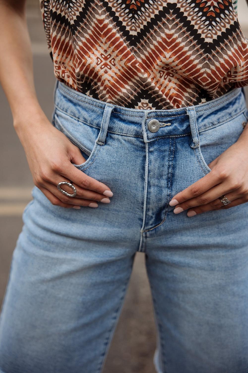 Freeman T. Porter Malia S-SDM Bermudas Taille Haute Femme Jalneo Light