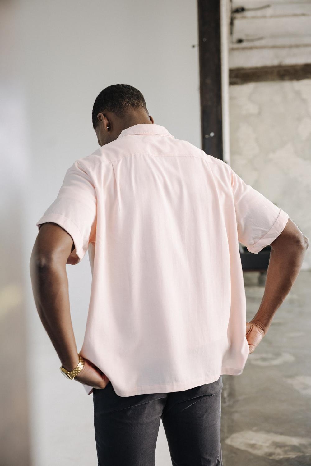Freeman T. Porter Marco Miami Chemise Brodée Homme Light Pink
