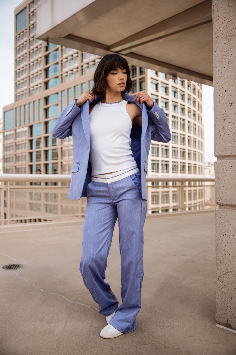 Freeman T. Porter Maria Cairo Veste De Blazer Oversize Femme Jacaranda