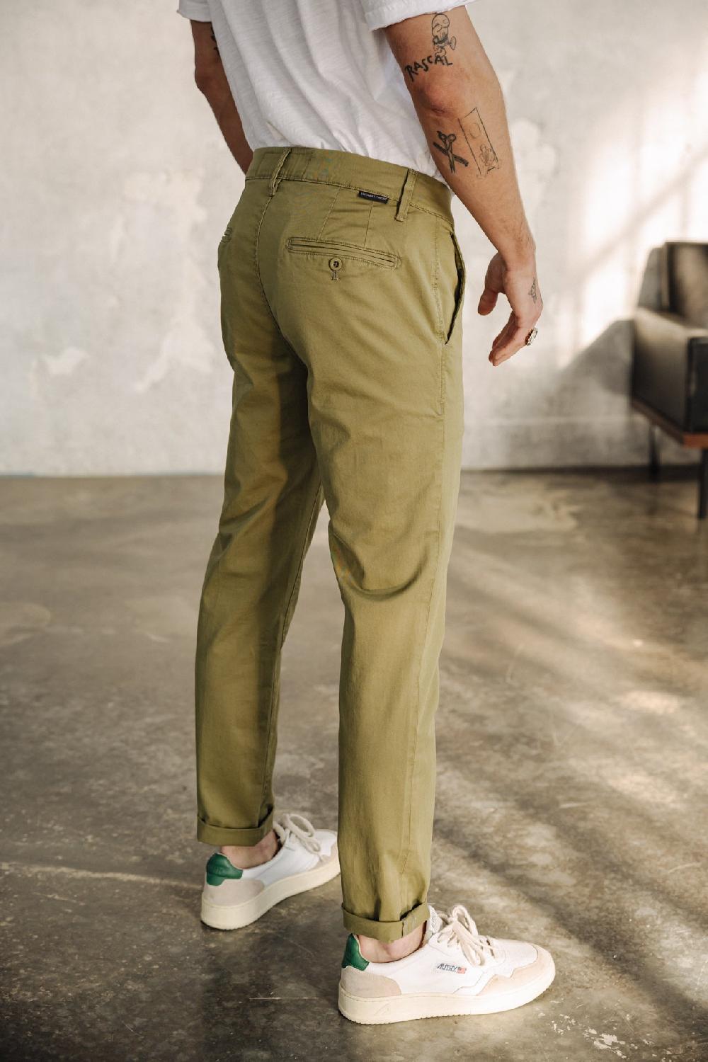 Freeman T. Porter Mathis Bonito Pantalon Chino Homme Deep Lichen Green