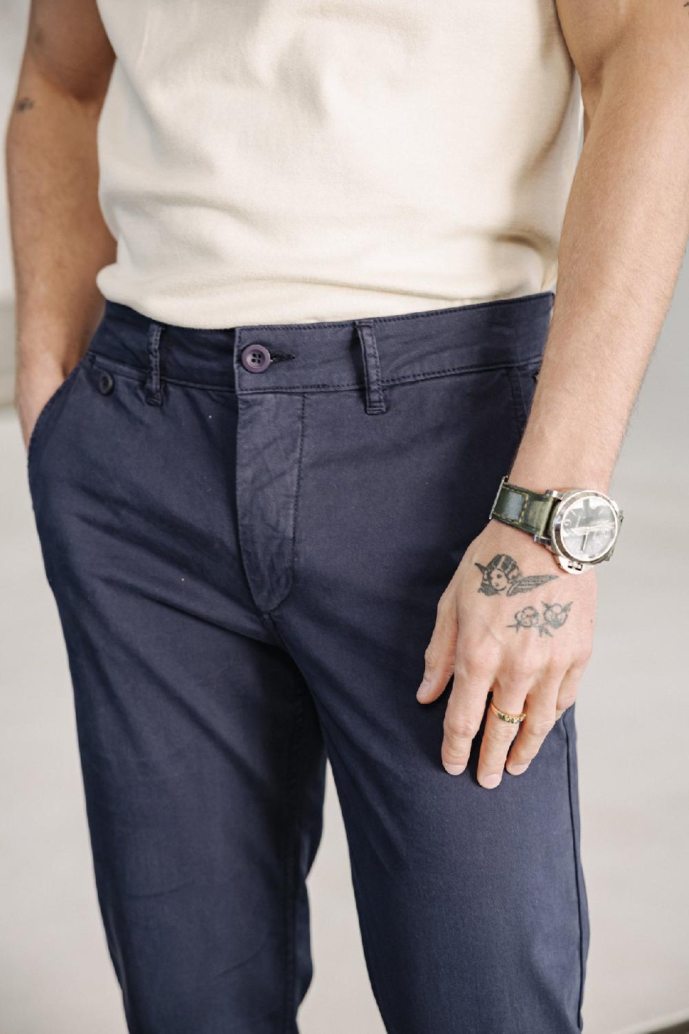 Freeman T. Porter Mathis Bonito Pantalon Chino Homme Navy
