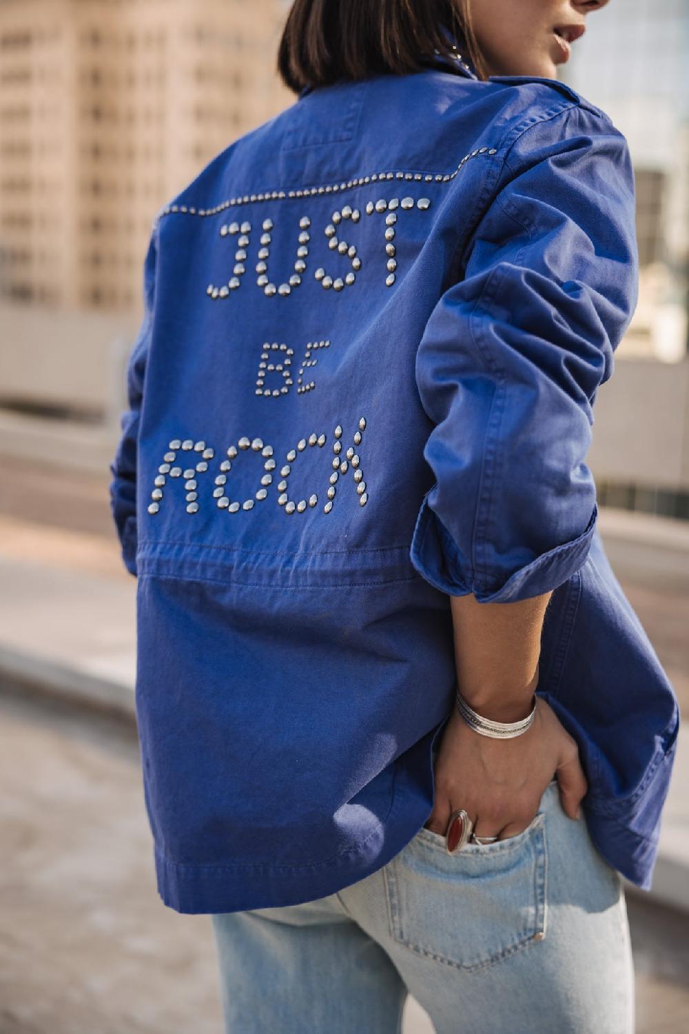 freeman t. porter Maylis Claws Saharienne cloutée Femme dazzling blue