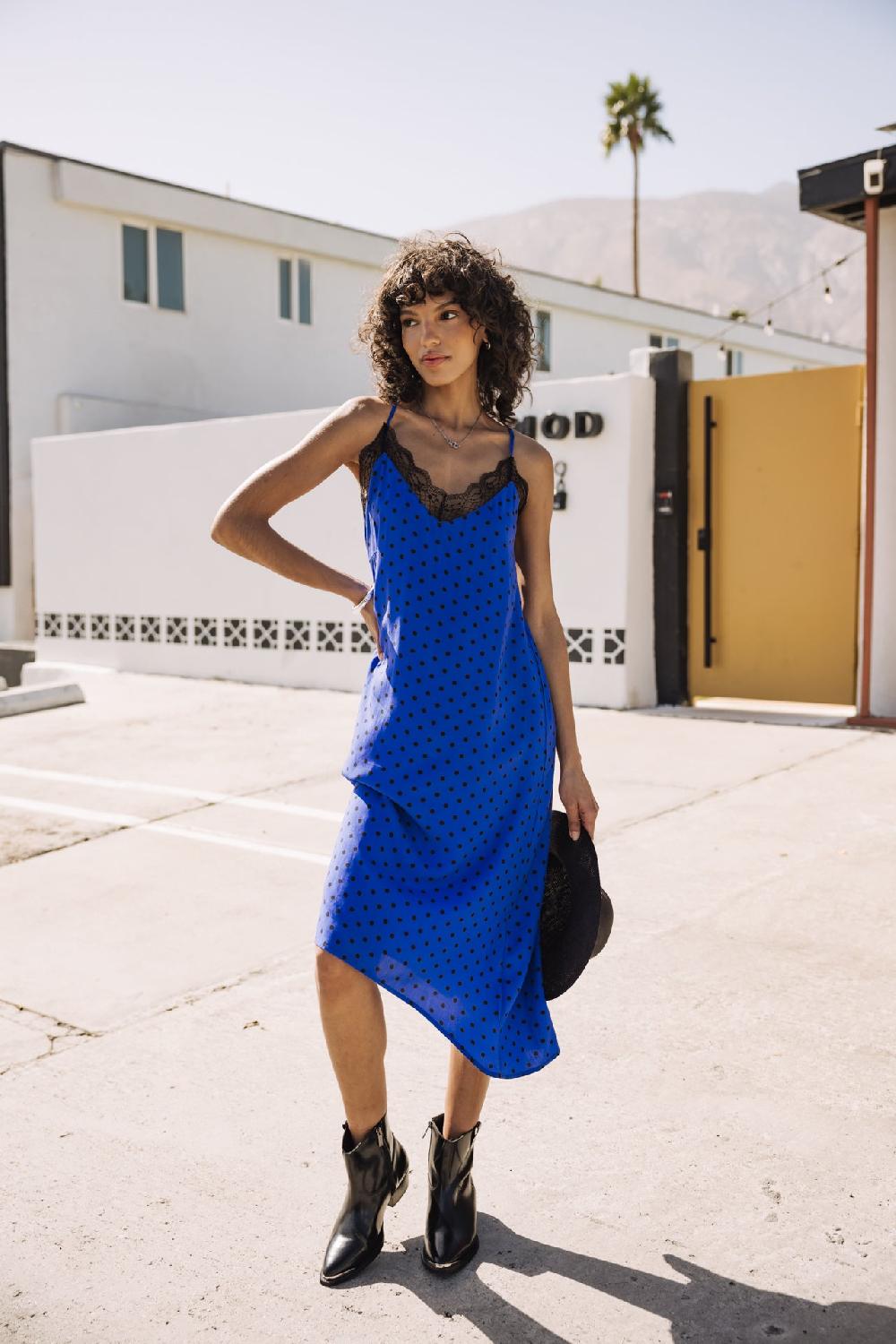 freeman t. porter Mia Dots Robe nuisette Femme dazzling blue