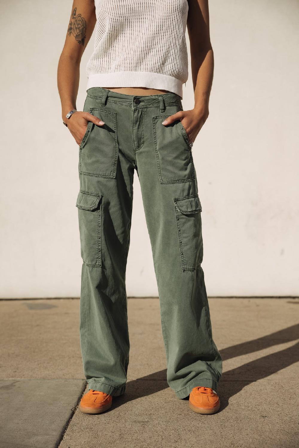 freeman t. porter Moxie Jazz Pantalon cargo large Femme laurel wreath