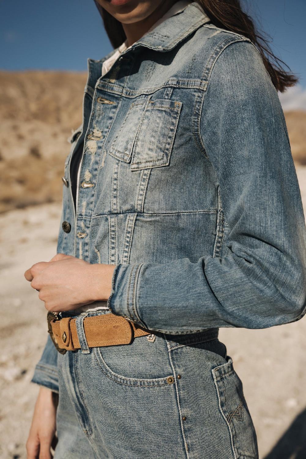 Freeman T. Porter Myriam SDM Veste Courte En Denim Femme Native