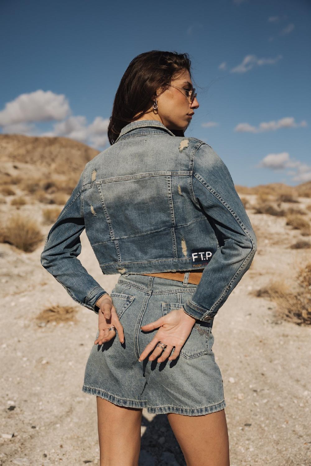 freeman t. porter Myriam SDM Veste courte en denim Femme native