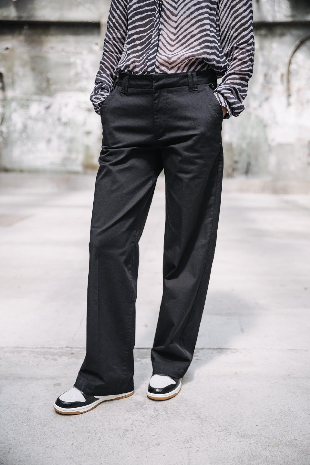 Freeman T. Porter Nickie Felicita Pantalon Large Femme Black