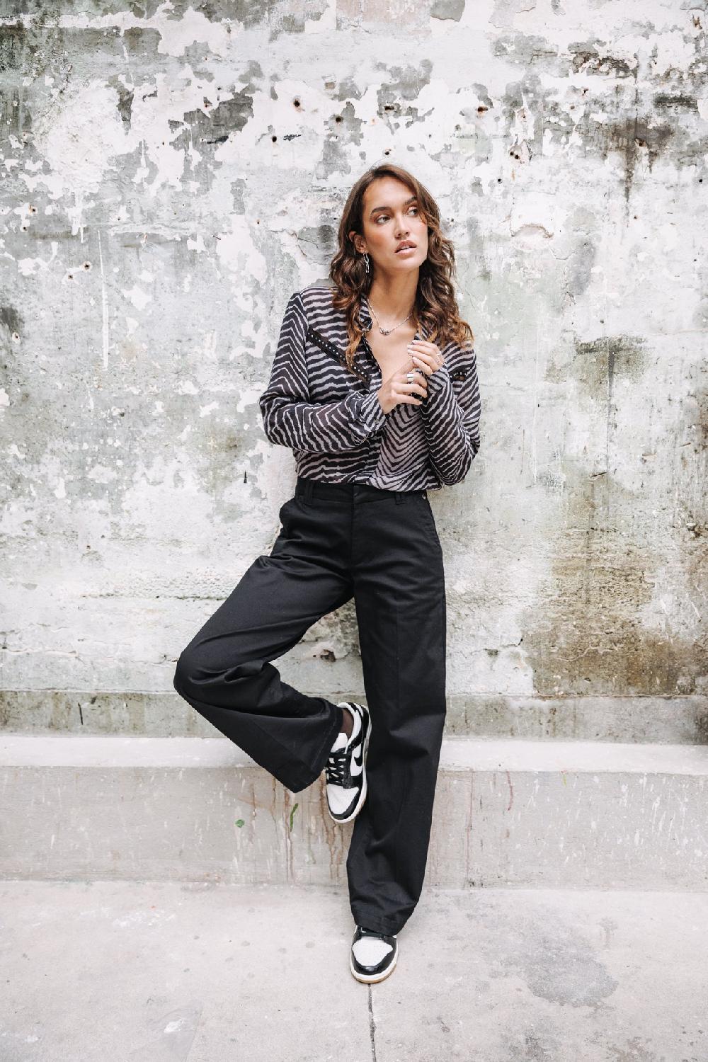 freeman t. porter Nickie Felicita Pantalon large Femme black