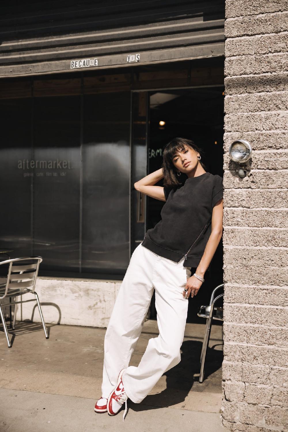 Freeman T. Porter Nickie Felicita Pantalon Large Femme Bright White