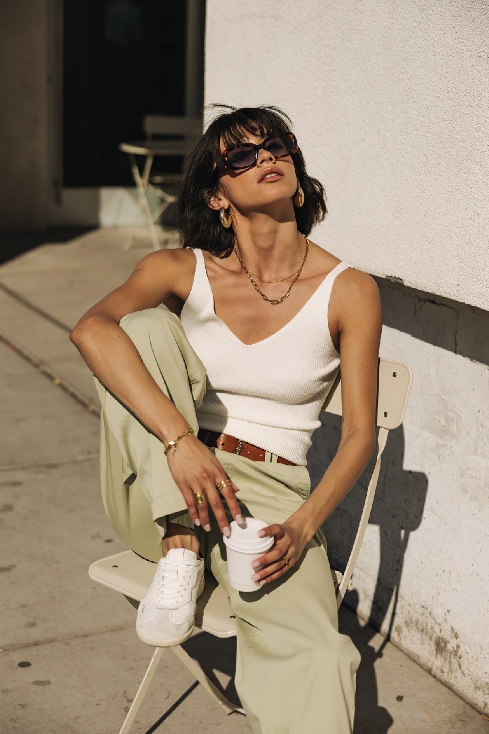 Freeman T. Porter Nickie Felicita Pantalon Large Femme Desert Sage