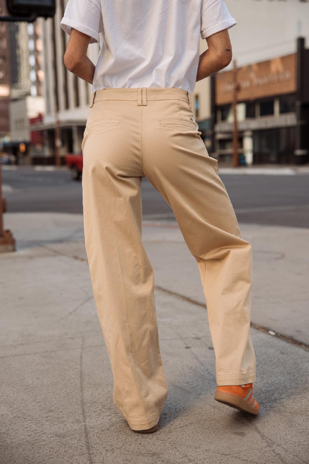 Freeman T. Porter Nickie Felicita Pantalon Large Femme Irish Cream