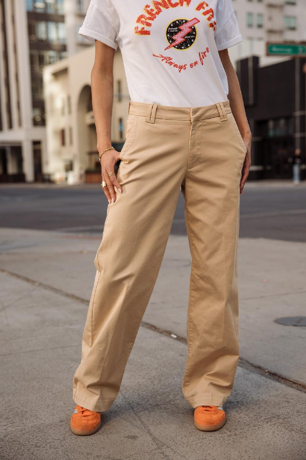 freeman t. porter Nickie Felicita Pantalon large Femme irish cream