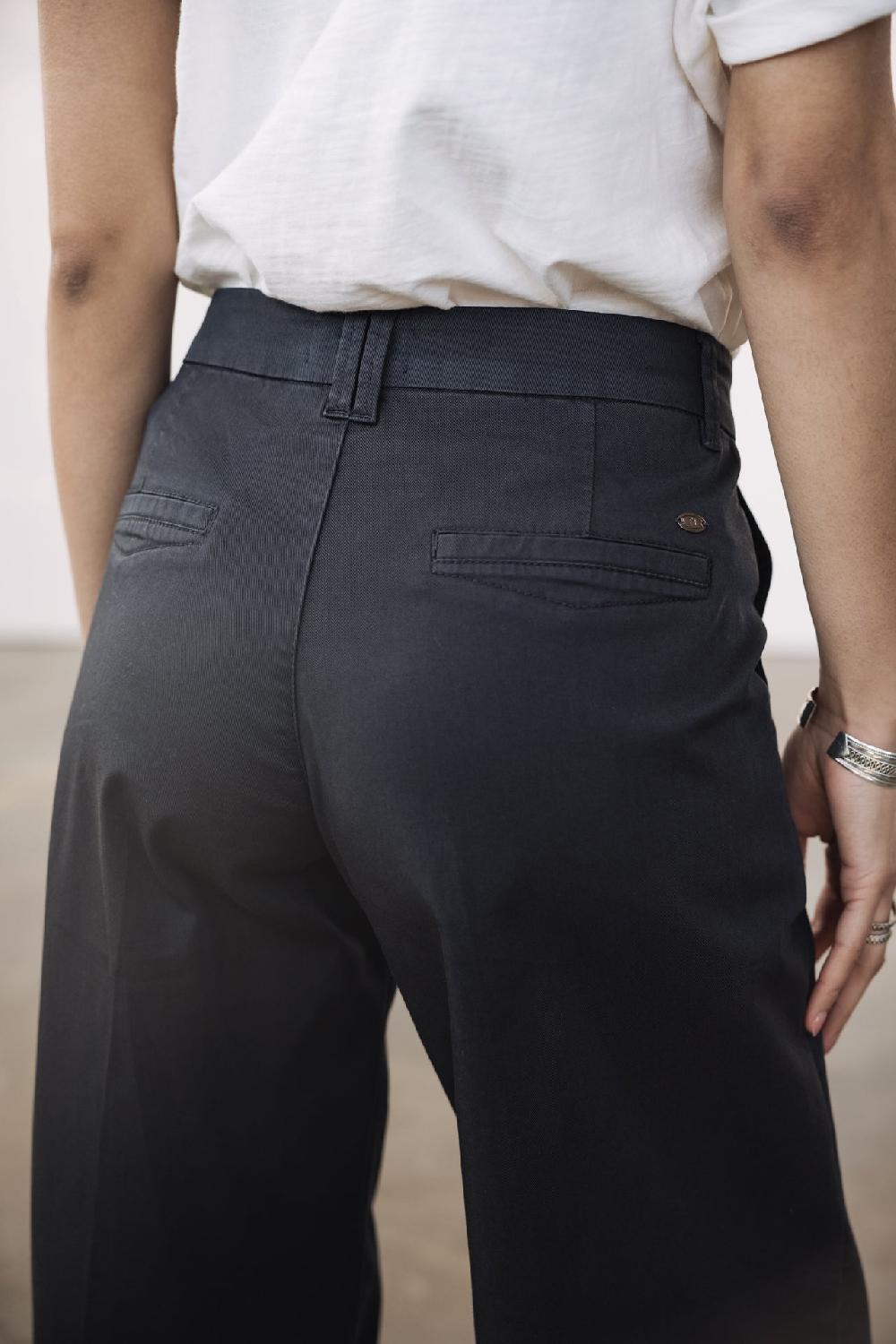 Freeman T. Porter Nickie Felicita Pantalon Large Femme Total Eclipse