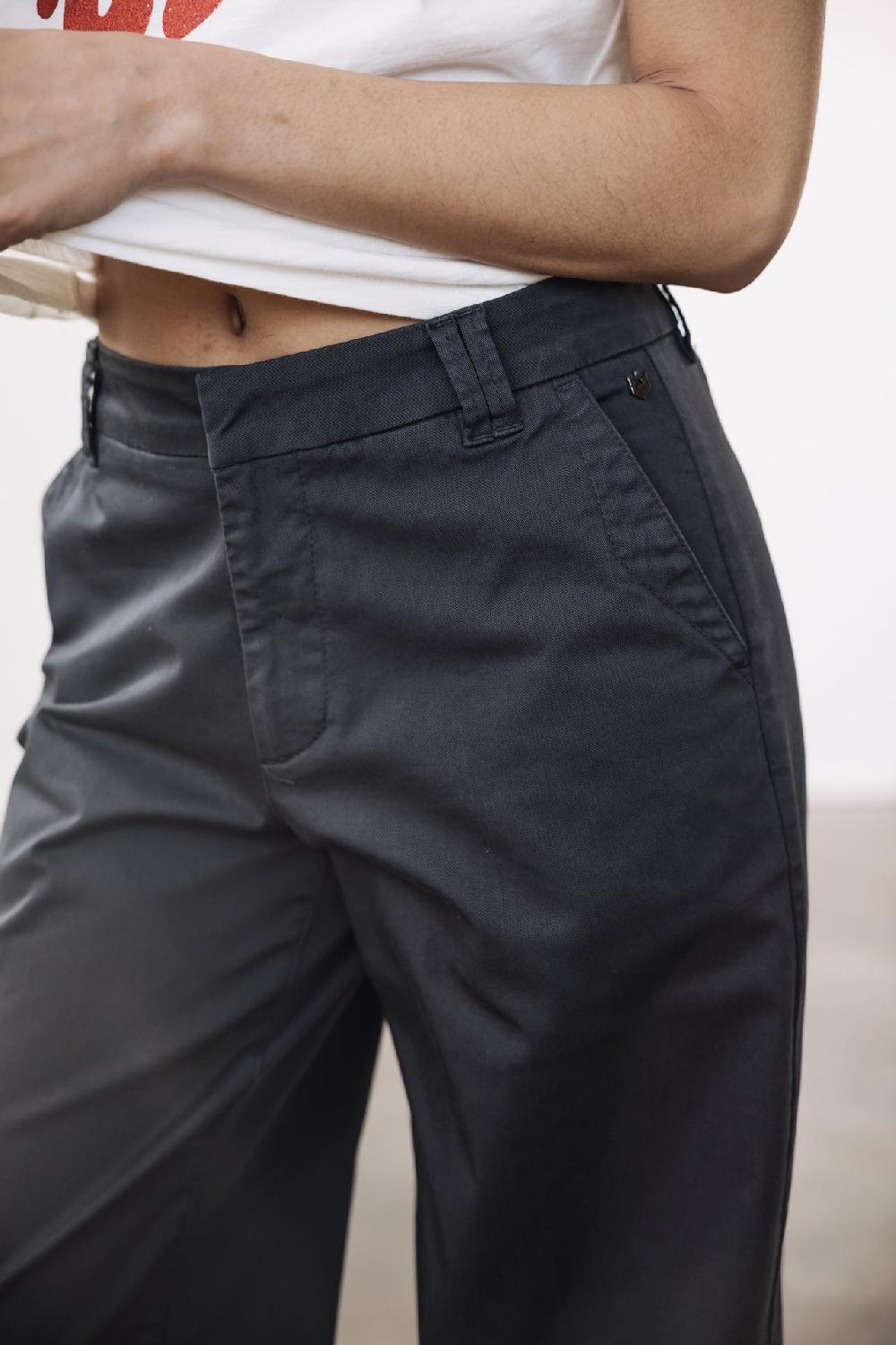 Freeman T. Porter Nickie Felicita Pantalon Large Femme Total Eclipse