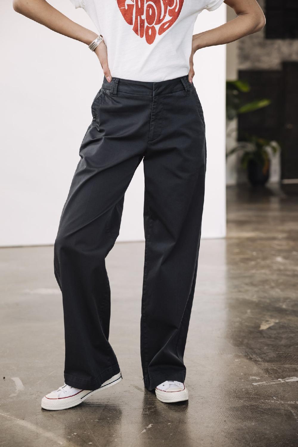 freeman t. porter Nickie Felicita Pantalon large Femme total eclipse