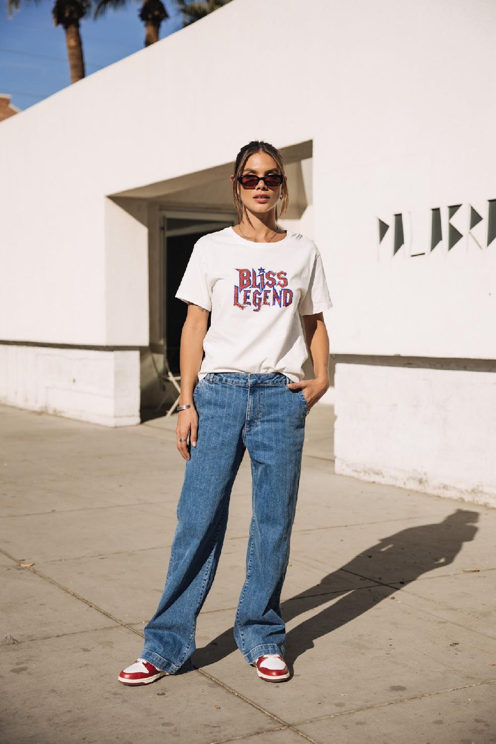 freeman t. porter Nickie SDM Jeans large Femme piazalli light blue