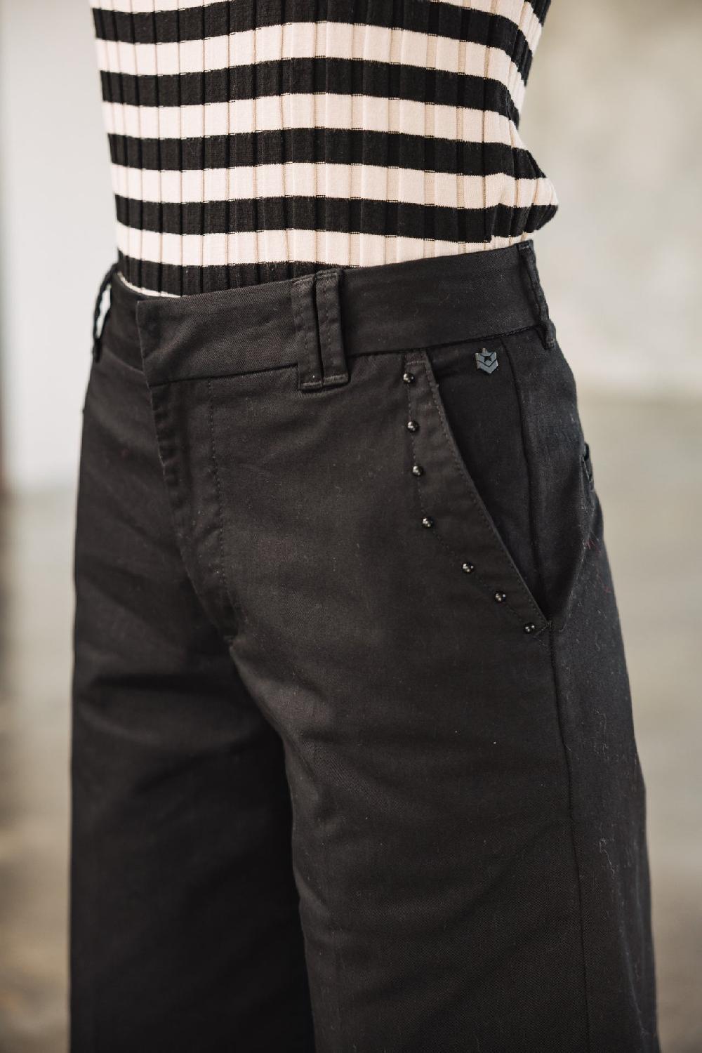 Freeman T. Porter Nickie Studs Felicita Pantalon Large Femme Black