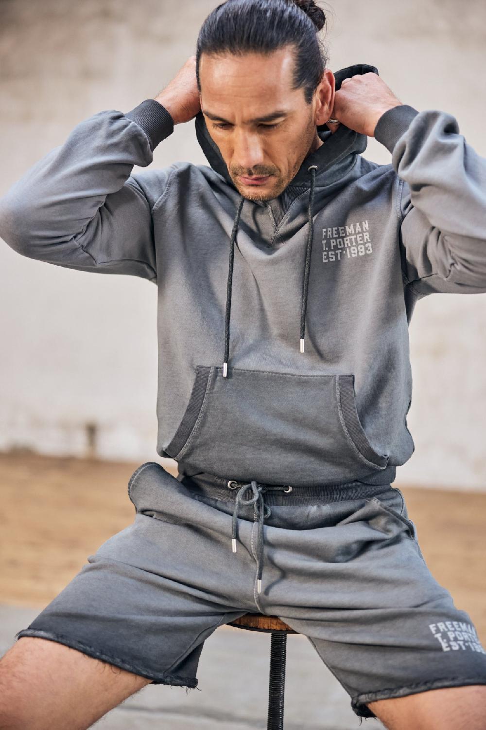 Freeman T. Porter Nohan Chillout Sweatshirt Homme Anthra