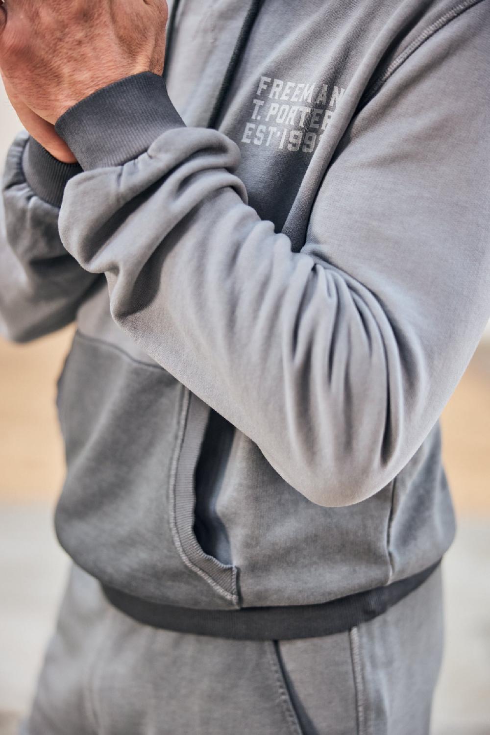 Freeman T. Porter Nohan Chillout Sweatshirt Homme Anthra