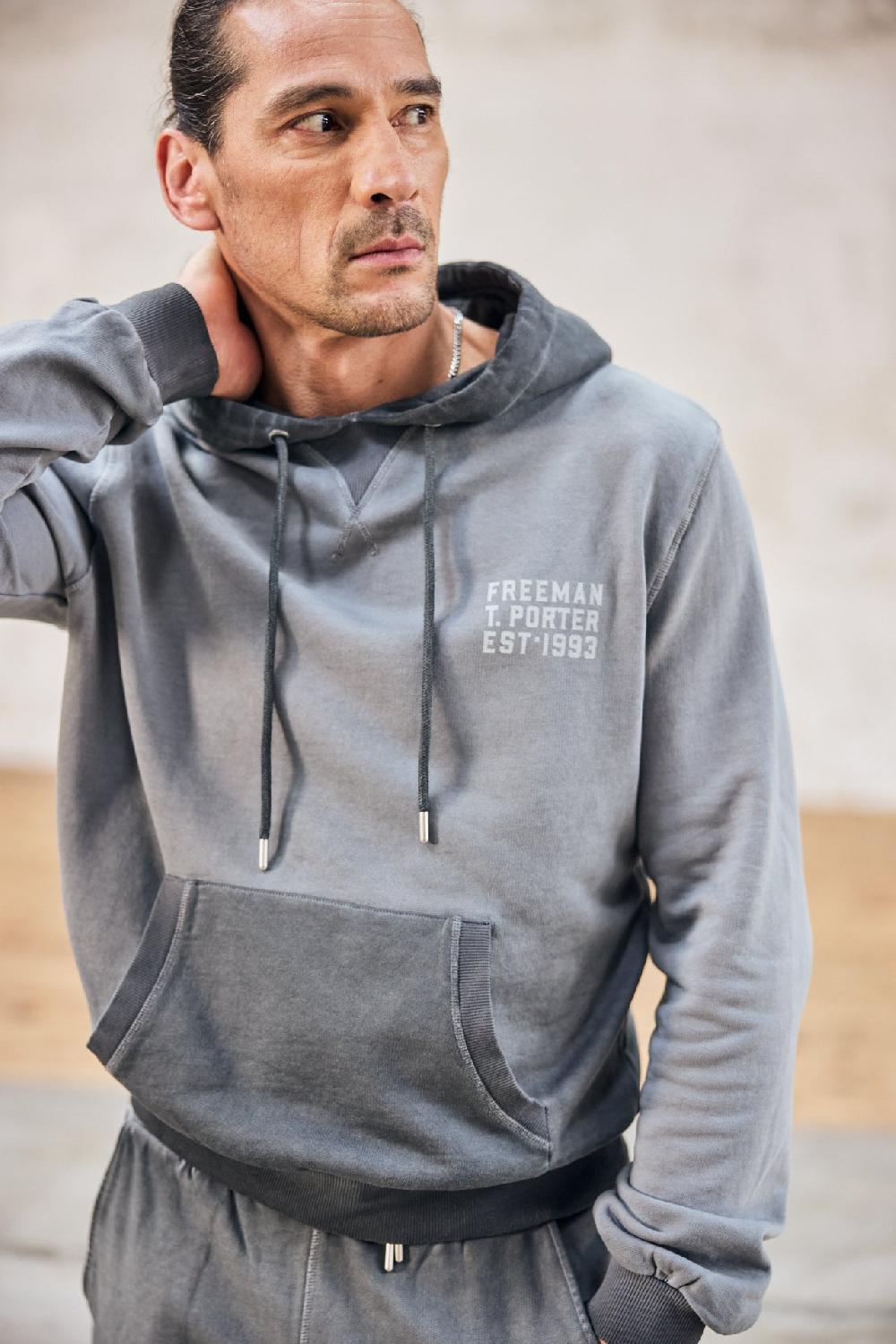 freeman t. porter Nohan Chillout Sweatshirt Homme anthra