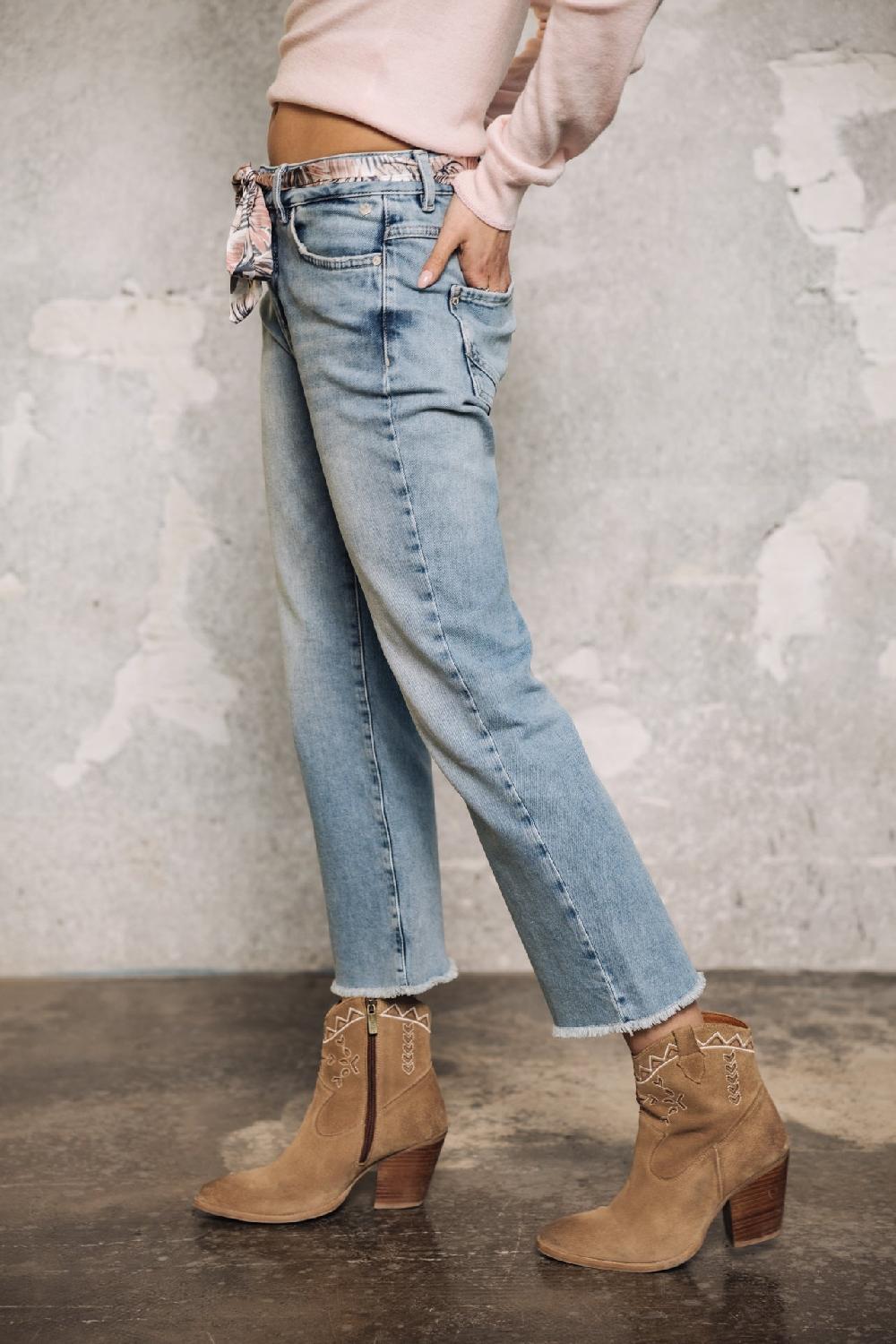 Freeman T. Porter Norma SDM Jeans Bootcut Cropped Femme Palermo Med
