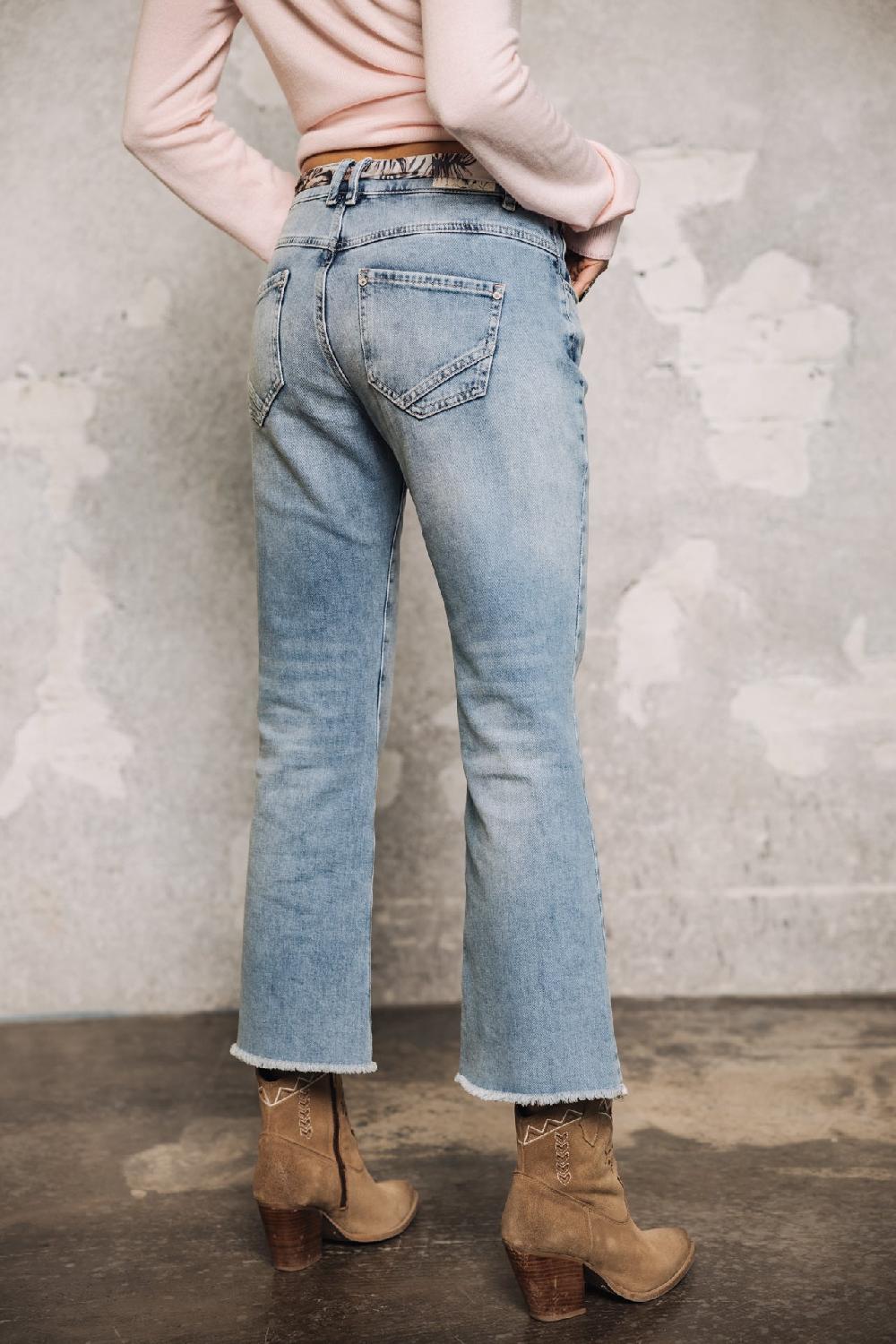 Freeman T. Porter Norma SDM Jeans Bootcut Cropped Femme Palermo Med