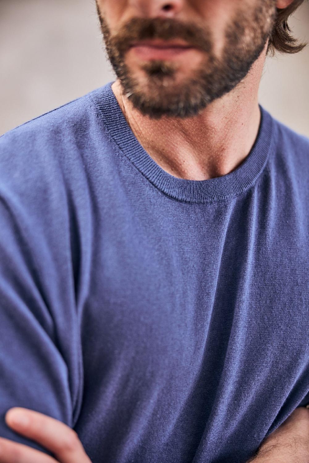 Freeman T. Porter Octave Argos T-shirt Oversize Homme Vintage Indigo