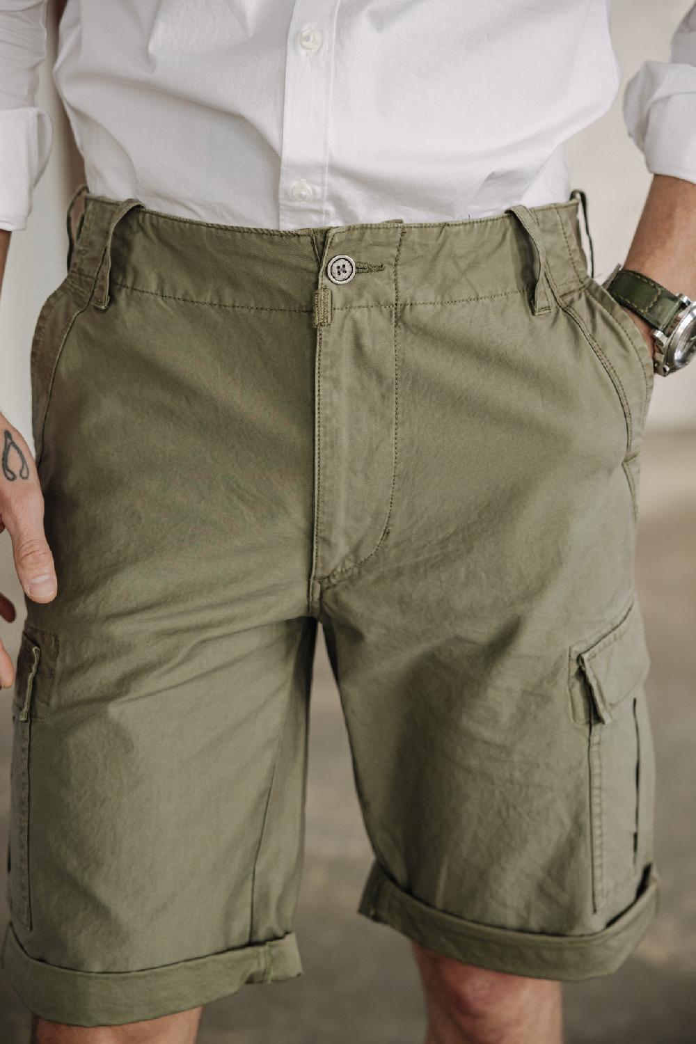 Freeman T. Porter Oscar Jerrican Short Homme Army Green